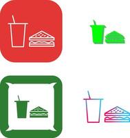 Unique Lunch Icon Design vector