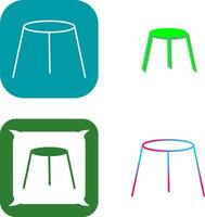 Unique Stool Icon Design vector