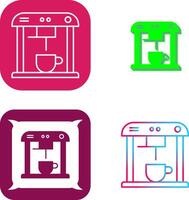 Unique Coffee Machine Icon Design vector