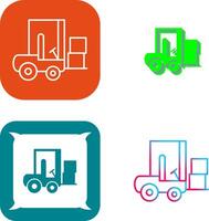 Forklifter Icon Design vector