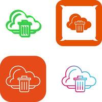 Trash Icon Design vector