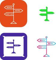 Signboard Icon Design vector