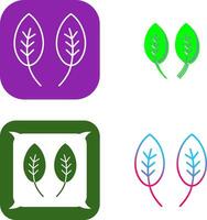 Herb Icon Design vector