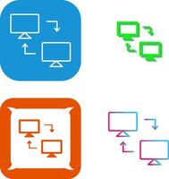 Sharing Systems Icon Design vector