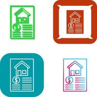 Document Icon Design vector