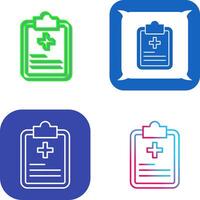 Prescription Icon Design vector