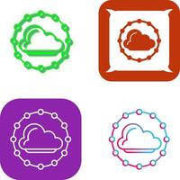 Cloud Icon Design vector