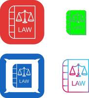 Law and Order Icon Design vector