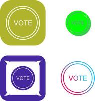 Vote Link Icon Design vector