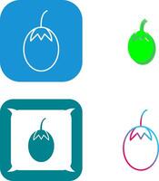 Vegetable plant Icon Design vector