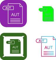 AUT Icon Design vector