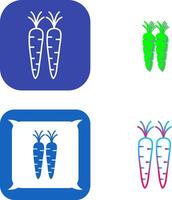 Carrots Icon Design vector