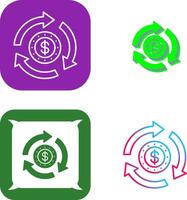 Turnover Icon Design vector