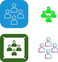Network Group Icon Design vector