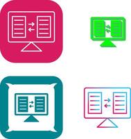 File Sharing Icon Design vector