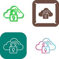 Lock Icon Design vector