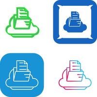 Cloud Icon Design vector