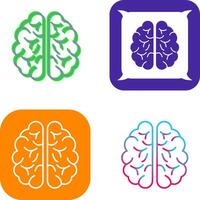 diseño de icono de cerebro vector