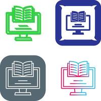 Monitor Icon Design vector