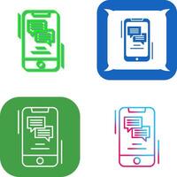 Text Icon Design vector