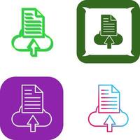 File Upload Icon Design vector