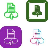 File Upload Icon Design vector