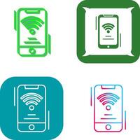 Wifi Signal Icon Design vector