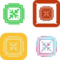 Minimize Icon Design vector