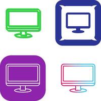 Monitor Icon Design vector