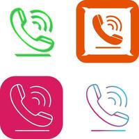 Phone Call Icon Design vector