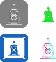 Candle Icon Design vector