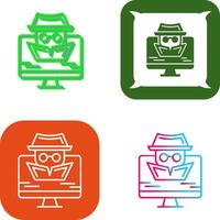 Spyware Icon Design vector