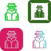 Spy Icon Design vector