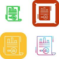 Market Research Icon Design vector