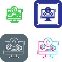Upload Icon Design vector