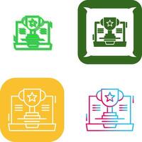 Trophy Icon Design vector
