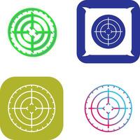 Target Icon Design vector