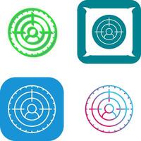 Goal Icon Design vector