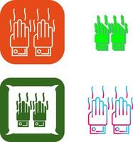 Smelly Hands Icon Design vector