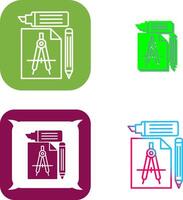 Study Tools Icon Design vector