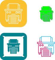 Printer Icon Design vector