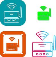 diseño de icono de enrutador wifi vector