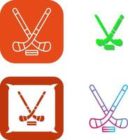 Ice Hockey Icon Design vector