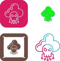 diseño de icono de nube vector