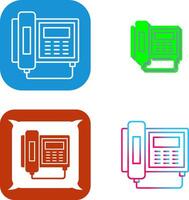 Telephone Icon Design vector