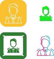 Manager Icon Design vector