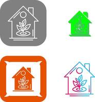 Plant Icon Design vector
