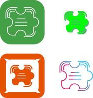 Puzzle Icon Design vector