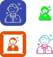 Employee Icon Design vector