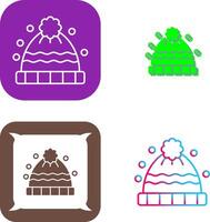 Winter Hat Icon Design vector